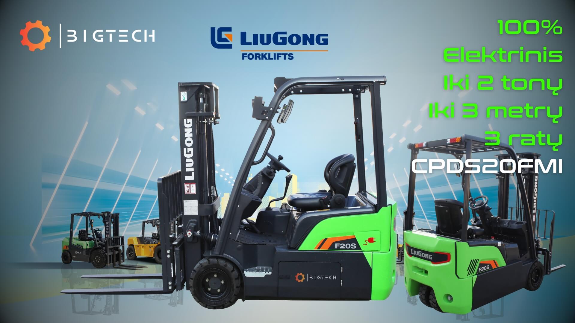 Elektriniai krautuvai sandeliui LIUGONG is BIGTECH.LT Elektriniai krautuvai sandeliui LIUGONG is BIGTECH.LT